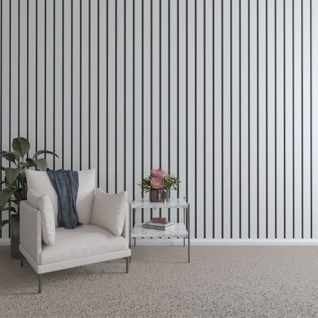 Ekena Millwork 48H x 5/8T Adjustable PVC Slat Wall Panel Kit w/ 3W Slats, Unfinished contains 15 Slats SWP60X48X0625UN